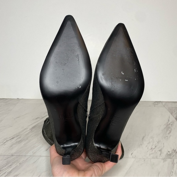 New! Marc Fisher Kellen Sparkle Pointy Toe Heeled Bootie 8 1/2 M - Picture 12 of 13
